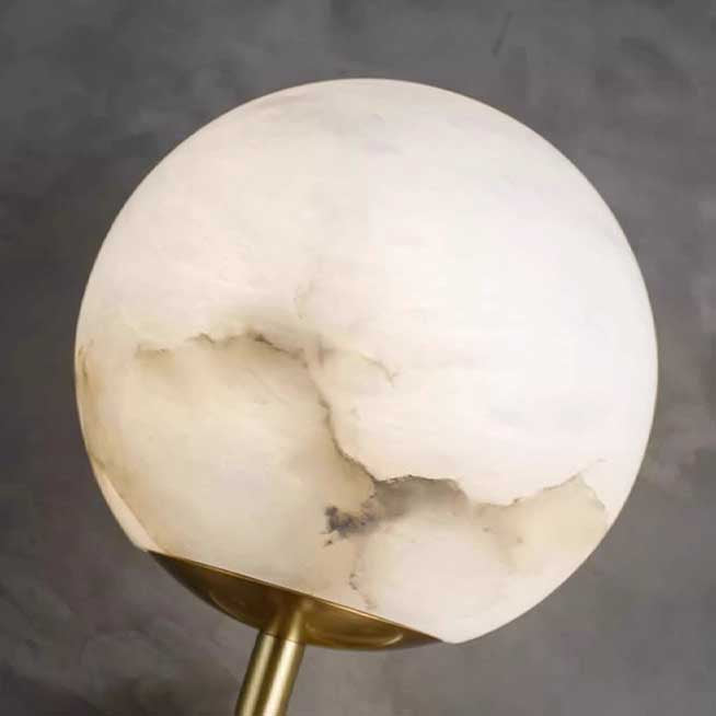 Alabaster Marble Lighting Display by Aelios Chandelier