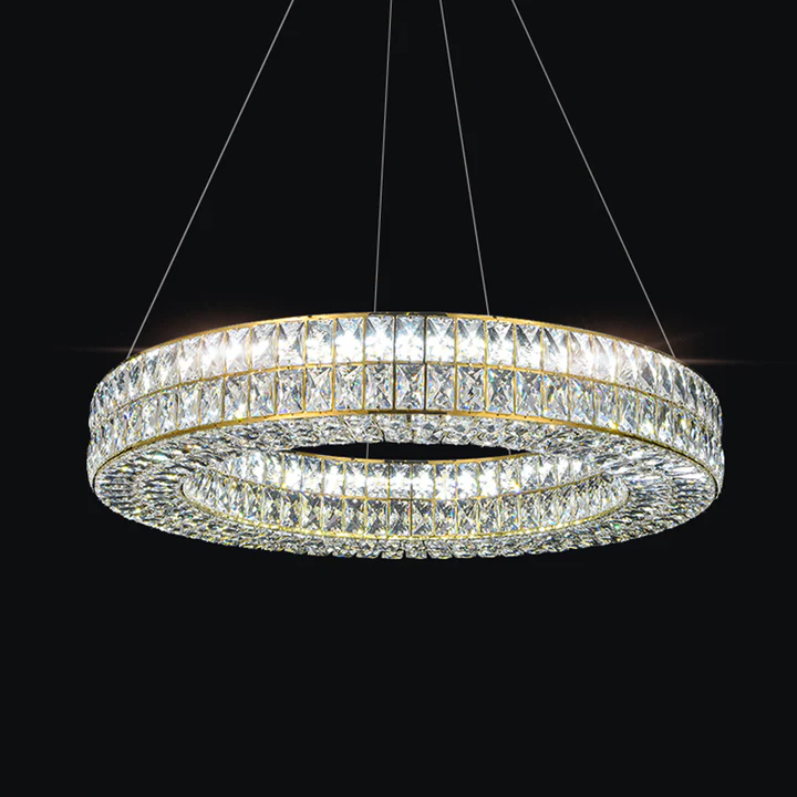 Cool White Color Temperature from Cacci Circle crystal lighting.