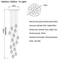 Diamond Staircase Light