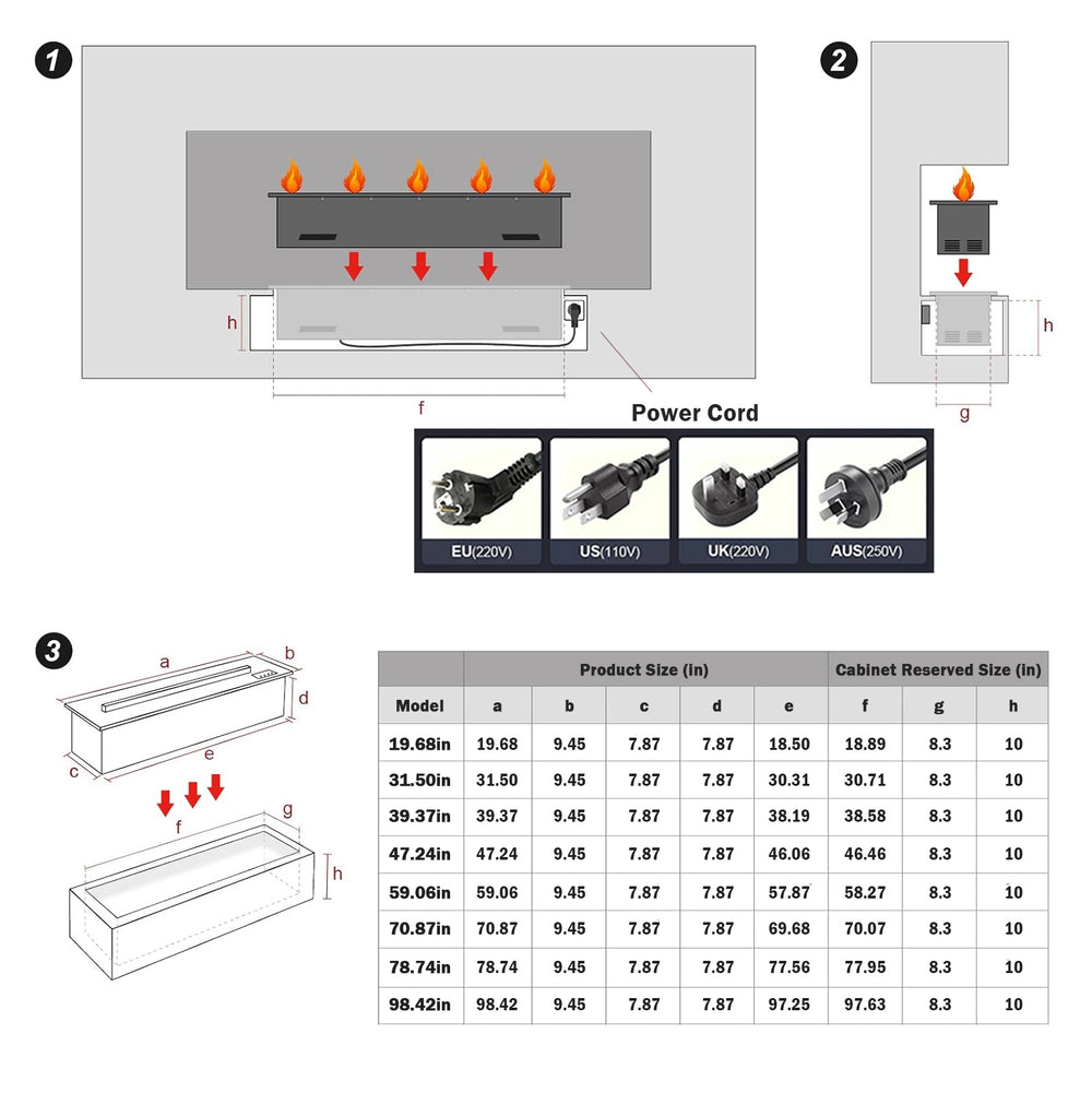 Installation Guide for fireplace inserts electric.