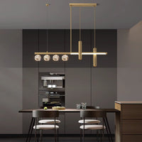 Koper crystal lighting With Spot Light and Crystal Decor Kitchen Island Light