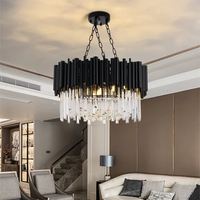 Obsidian Circle Chandelier