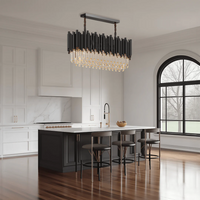 Obsidian Rectangular Chandelier