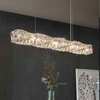 Troli crystal pendant light display image in suspension