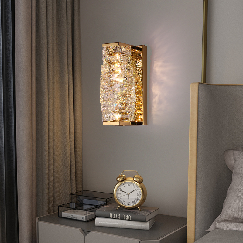 Troli crystal wall sconce display image in Bedside