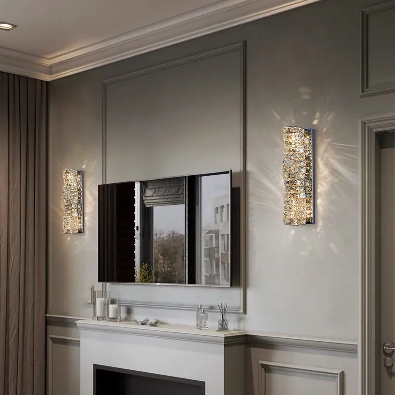 Troli crystal wall sconce display image in Livingroom