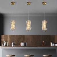 Troli crystal small chandelier display image in Kitchen Island